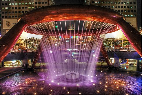 фонтан Сингапур