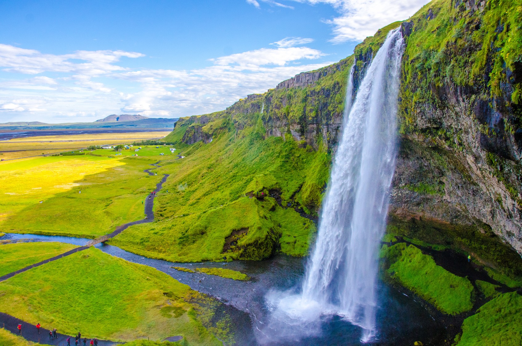 Водопад Селйяландсфосс (Исландия)