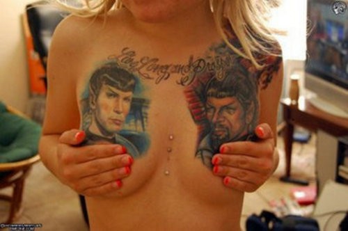 Татуировки на грудях