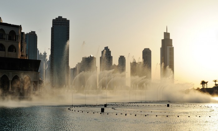 Поющий фонтан в Дубае