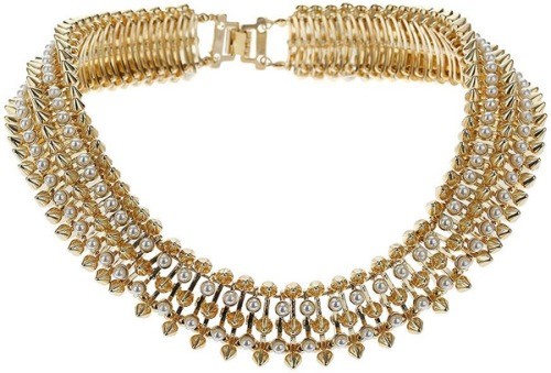 Ожерелье Premium Pearl Spike Collar