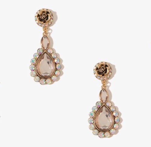 Сережки Rosette Teardrop