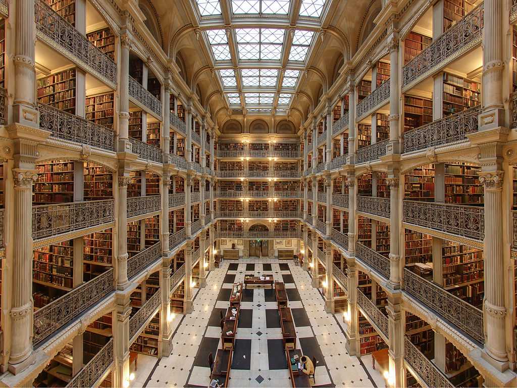 Библиотека Джорджа Пибоди, Балтимор (Мэриленд)