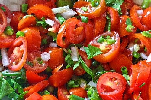 салаты с помидорами рецепты простые