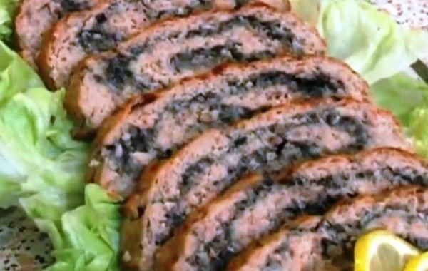 Рыбный Рулет с Грибами