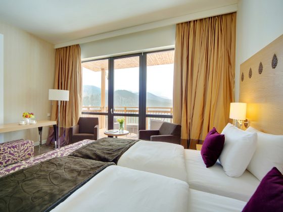 Спальня отеля Radisson Blu Resort Bukovel