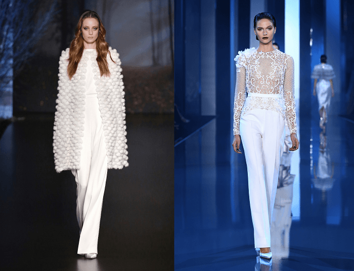 брючный свадебвый наряд Ralph and Russo