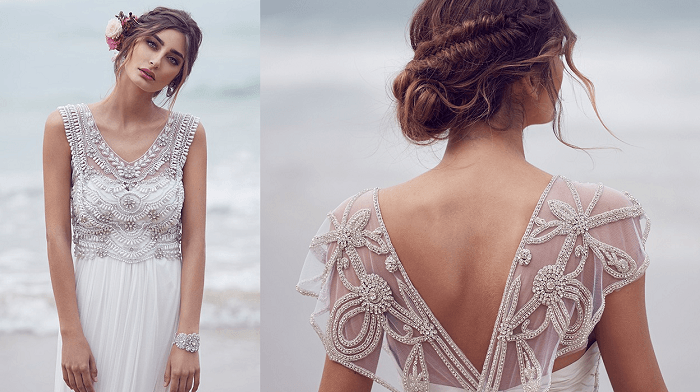 Прованс Anna Campbell - свадебное платье
