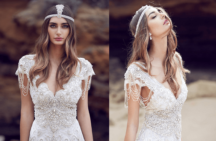 Прованс Anna Campbell - свадебное платье