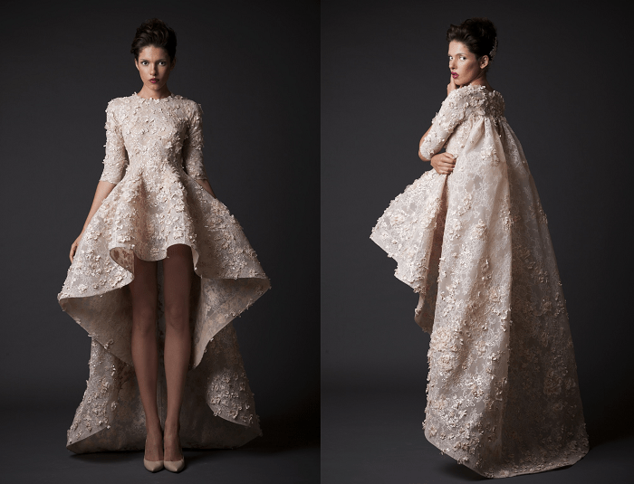 платье-муллет - непревзойденность Krikor Jabotian