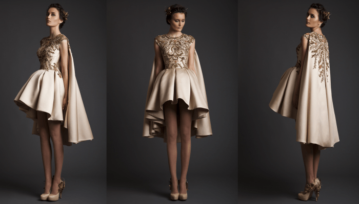 платье-муллет - непревзойденность Krikor Jabotian