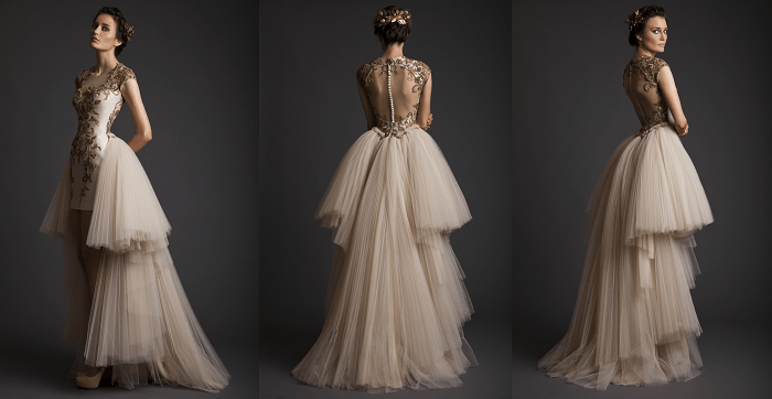 платье-муллет - непревзойденность Krikor Jabotian