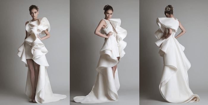 платье-муллет - непревзойденность Krikor Jabotian