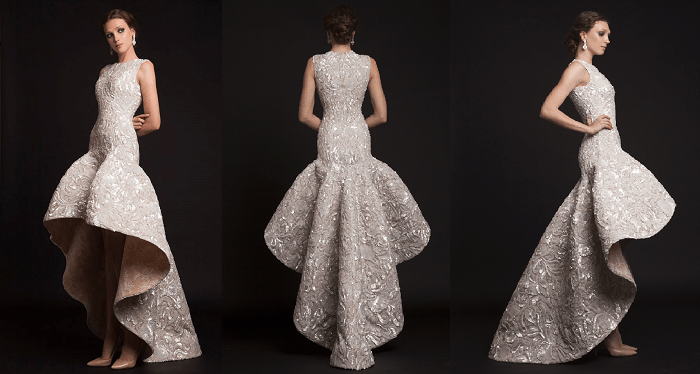 платье-муллет - непревзойденность Krikor Jabotian