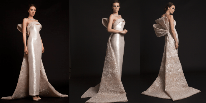 свадебное платье Krikor Jabotian