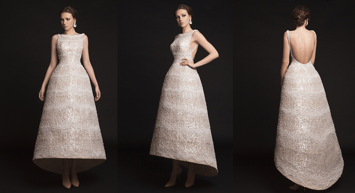 платье-муллет - непревзойденность Krikor Jabotian