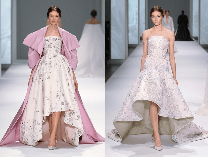 платье-муллет - неординарность Ralph and Russo