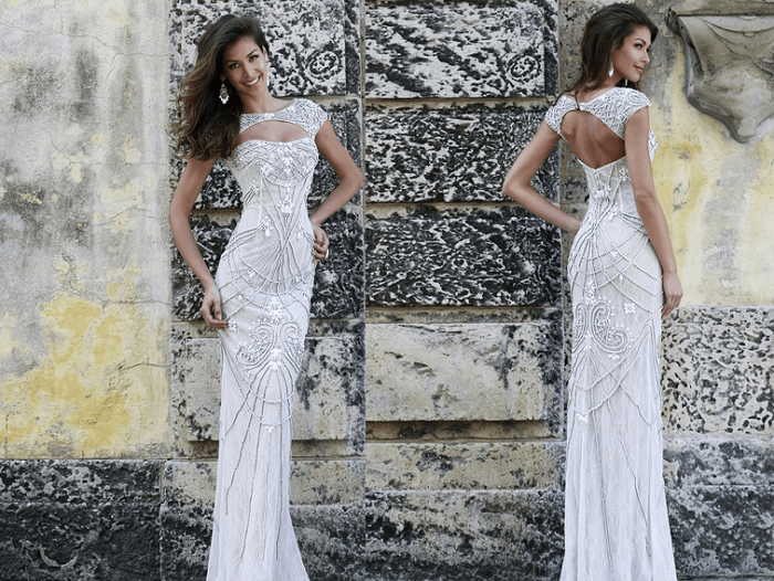 Блеск Sherri Hill - свадебное платье