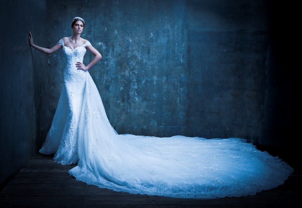 Невероятный объем свадебного платья от Michael Cinco 10