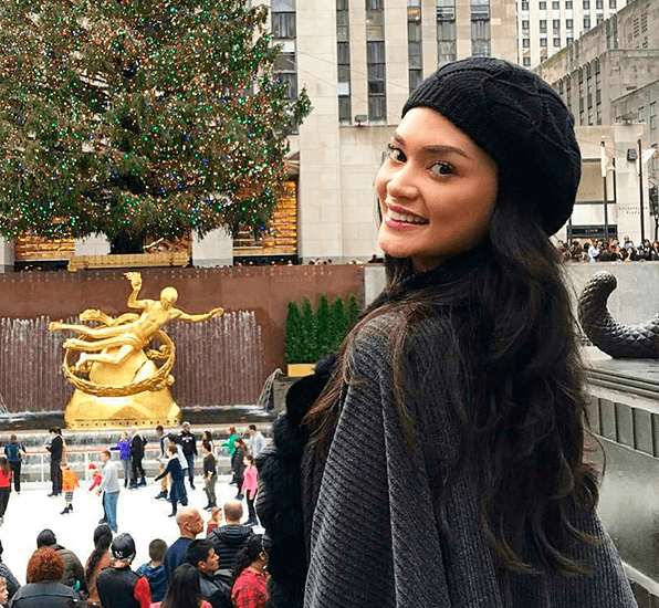 Мисс Вселенная — 2015 Пиа Алонзо Вурцбах осваивается в Нью-Йорке