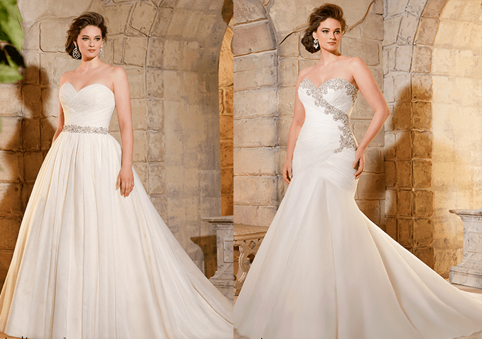 Разнообразие фасонов Mori Lee