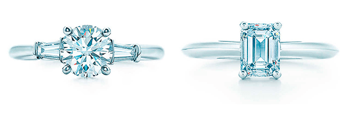 Классические кольца для помолвки, Tiffany