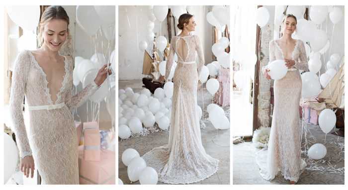 Свадебные платья с нестандартным декольте от Noya Bridal