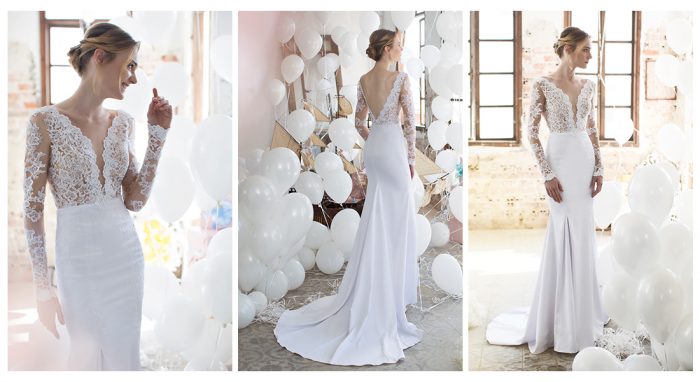 Свадебные платья с нестандартным декольте от Noya Bridal
