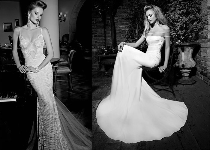 Свадебные платья-русалки с открытым декольте от Galia Lahav