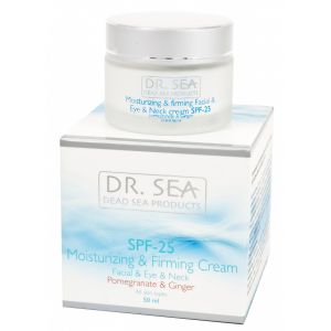 Увлажняющий крем для лица Dr. Sea с SPF 25