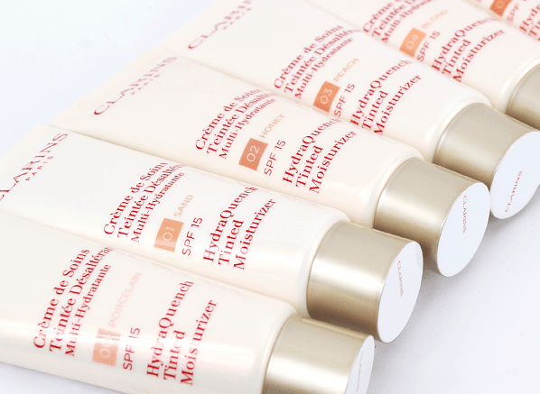 Крем для лица Clarins HydraQuench Tinted Moisturiser с SPF 15