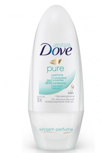 Шариковый дезодорант-антиперспирант Dove Pure