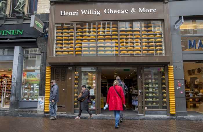 Магазин сыра в Амстердаме