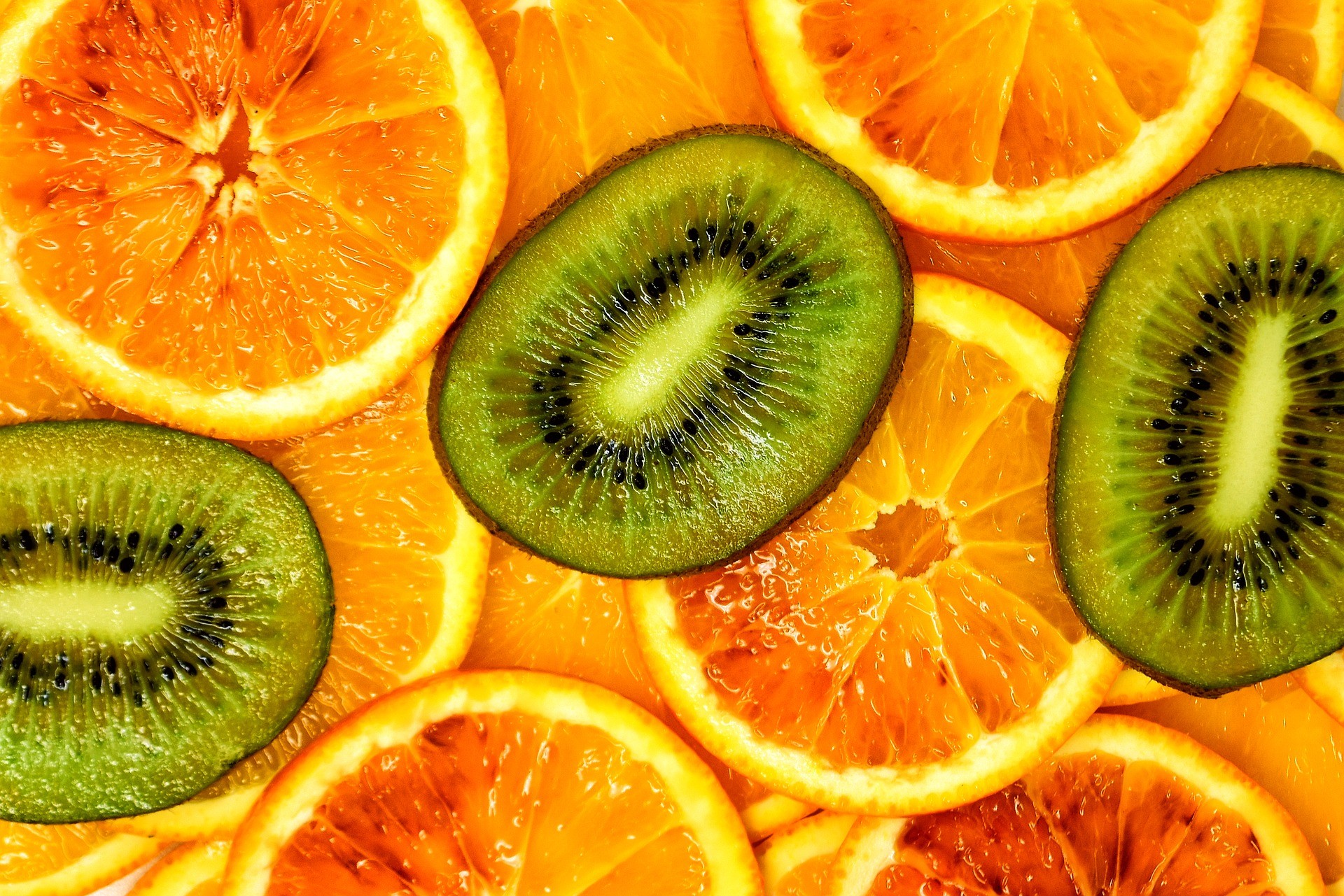 Маска, устраняющая следы усталости: апельсин и киви