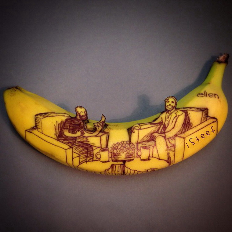 Банановое искусство: 9 арт-объектов, удививших мир